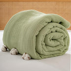 Muslin Blanket - Pure 100% Turkish Cotton Airy Soft Light Versatile Gauze Throw Blanket for Bed, Couch, Sofa (Sage Green, Throw Size (50" x 66" inch)) - color: Sage Green, size: Throw Size ( 50" x 66" inch )