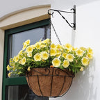 AMAGABELI GARDEN & HOME 2 Pack 10 inch Hanging Bracket Plant Bracket Plant Hanger Outdoor Hangers Flower Bird Feeder Plant Hooks Hangers Lanterns Garden for Indoor Wall Screw Mount Black BG1571 - size: 10 Inch, style: 2-Pack Twist Hook 2