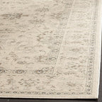 SAFAVIEH Vintage Collection Accent Rug - 4' x 5'7", Creme, Oriental Traditional Distressed Design, Non-Shedding & Easy Care, Ideal for High Traffic Areas in Entryway, Living Room, Bedroom (VTG430C)