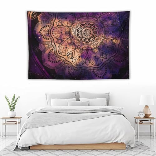 HZOHNAGO Mandala Tapestry Vintage Abstract Ancient Geometric Star Field Colorful Galaxy Background Printed Wall Tapestry Colorful Wall Hanging for Bedroom Living Room Dorm 60" W x 40" H - color: Style-7, size: 60"L x 40"W