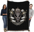 Pure Country Weavers Escudo Blanket by Ciruelo - Gift Fantasy Tapestry Throw Woven from Cotton - Made in the USA (72x54) - color: Escudo