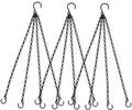 Heybe 20 Inch Hanging Basket Chain, 4 Point Hanging Chains with Hooks for Pot Planters Bird Feeders Lantern Lamp,Extended Hangers for Hanging Badkeys(20Inch, 4 Point) - size: 20 inches, style: 4 point