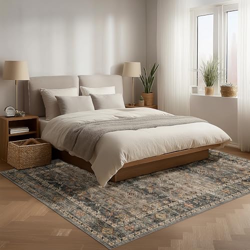 Ruaruarug Washable Area Rug 4x6 for Living Room, Bedroom, Ultra Soft Non Slip Stain & Fade Resistant, Pet & Kids Friendly, Suitable for High Traffic Areas Easy to Clean for Office Kitchen, Camel - color: Camel, size: 4' x 6' (Rectangular)