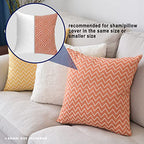 HITO 18x18 Pillow Inserts (Set of 2) - Down Alternative 100% Cotton Cover Decorative Square Throw Pillows White for Couch Bed Sofa - size: 18x18 Inch (Pack of 2)