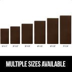 GORILLA GRIP Comfortable Cushioned Kitchen Mats for Floor, Waterproof and Stain Resistant Soft Top, 3/4 Inch Thick Ergonomic Standing Desk Anti Fatigue Mat, Foam Supports Ankles and Feet, 17x24, Brown