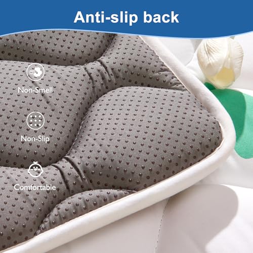 Odorless Premium Foam Baby Play Mat 50" x 50", Soft Microfiber Fabric Crawling Mat for Floor- Comfortable and Hypoallergenic, Non-Slip Cushioned Floor Playpen mat for Infants,Babies,Toddlers - color: C- Forest Party, size: 50" X 50"