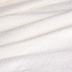 JOOJA Cream White Fuzzy Knitted Blanket, Soft Lightweight Plush Queen Size for Bed, Cozy Nights (90x90) - color: Cream, size: 90x90