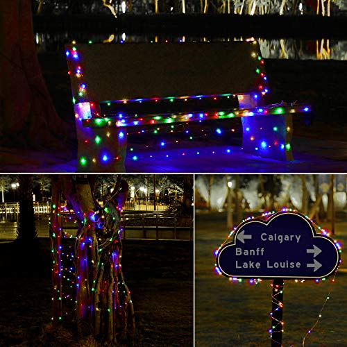 Ariceleo Led Fairy Lights Battery Operated, 1 Pack Mini Battery Powered Copper Wire Starry Fairy Lights for Bedroom, Christmas, Parties, Wedding, Centerpiece, Decoration (5m/16ft Multi-Colored) - color: Multicolor, size: 1 Pack