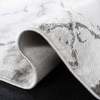 SAFAVIEH Craft Collection Runner Rug - 2'3" x 8', Grey & Silver, Modern Abstract Design, Non-Shedding & Easy Care, Ideal for High Traffic Areas in Living Room, Bedroom (CFT877G) - color: Grey/Silver, size: 2'3" x 8' (Runner)