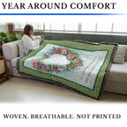 Pure Country Weavers Treasured Heart Blanket - Sympathy Bereavement Gift Tapestry Throw Woven from Cotton - Made in the USA (72x54) - color: Treasured Heart, size: 72" x 54"