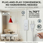 DEC LUCE DECOLUCE LIGHTING Modern Plug in Pendant Light Kitchen, Adjustable Hanging Lamps Plug into Wall Outlet for Dining Room, Bedroom, Living Room, Contemporary Wall Décor(Traffic Red) - size: funnel pendant light trafic red