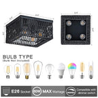 Rpzloila Black Rattan Ceiling Light, 4-Light Boho Light Fixture, Square Flush Mount Ceiling Light for Bedroom, Hallway, Entryway, Kitchen, Living Room - color: Black, size: 4-Light-Square