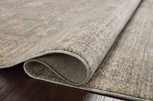 Loloi Magnolia Home by Joanna Gaines Millie Collection MIE-05 Stone/Natural 11'-6" x 15'-7", .25" Pile Height, Area Rug - color: Stone / Natural, size: 11'6" x 15'7" (Rectangular)