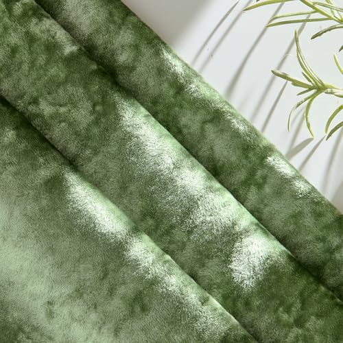 MIULEE Velvet Throw Pillow Covers Set of 2, Soft Neutral Spring Decorative Pillow Cases with Luxurious Textured Vintage Cushion Covers for Home Decor Couch Sofa Bed, Sage Green 18x18 inch - color: Sage Green, size: 18" x 18" (Pack of 2)