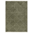 Nuloom Kerry Green, 6'7" x 9', Geometric, Soft and Cozy, High Traffic, Stain Resistant, Easy Clean, Durable Area Rug for Bedroom, Living Room, Dining Space, Den, Foyer, Entryway - color: Kerry Green, size: 6'7" x 9' (Rectangular)