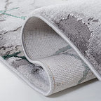 SAFAVIEH Craft Collection Accent Rug - 2'3" x 4', Grey & Green, Modern Abstract Design, Non-Shedding & Easy Care, Ideal for High Traffic Areas in Entryway, Living Room, Bedroom (CFT877Y) - color: Grey/Green, size: 2'3" x 4' (Rectangular)