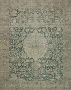 Loloi Magnolia Home by Joanna Gaines Sinclair Collection SIN-05 Jade/Sand 2'-3" x 7'-6", .25" Pile Height, Machine Washable, Runner Rug - color: Jade / Sand, size: 2'3" x 7'6" (Rectangular)