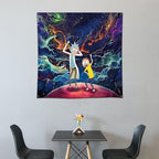 ENMOON Funny Anime Tapestry for Teen Girls Men Bedroom Living Room Dorm Decor(48 * 48 inch)