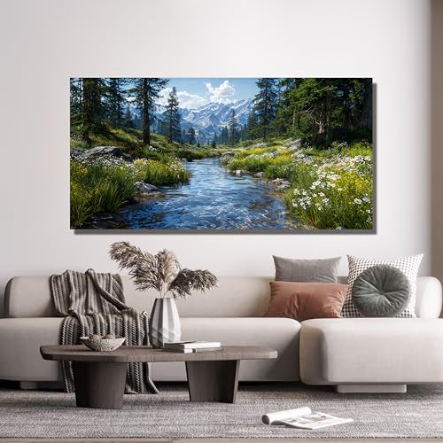 Canvas Wall Art Decor Green Nature Wall Art Prints Artwork For Walls Landscape Botanical Wall Art Decorations Canvas Art Wall Decor Modern Wall Art Pictures For Living Room Hone Office Decor 20"X 40" - color: XY-01L, size: 40"L x 20"W