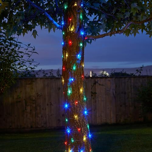 Joomer Fairy String Lights 66FT 200 LEDs Plug in Fairy Lights Indoor Copper Wire String Light DIY for Bedroom, Parties, Wedding, Christmas, Outdoor, Indoor Decoration (Multicolor, Non-Connectable) - color: Multicolor, size: 200led