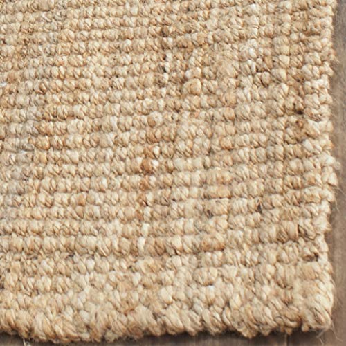 SAFAVIEH Natural Fiber Collection Accent Rug - 4' x 6', Natural, Handmade Farmhouse Jute, Ideal for High Traffic Areas in Entryway, Living Room, Bedroom (NF730C) - color: Natural, size: 4' x 6' (Rectangular)