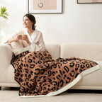 Snuggle Sac Ultra Soft Blanket Black Leopard Twin Size - Reversible Oversized Cheetah Bedding Blanket, Plush Throw Blankets for Bed, Sofa, Couch, Black Leopard, 60x80 inches - color: Leopard Black, size: Twin(60"x80")