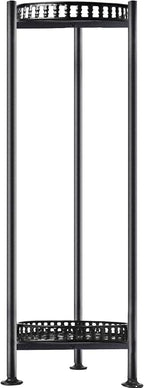 Plant Stand Indoor Outdoor, 30'' Tall Plant Stands, 2 Tier Metal Planter Stand, Flower Stand Plant Pot Holder for Living Room, Corner, Deck