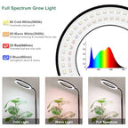 LBW 10.2in Grow Lights for Indoor Plants Full Spectrum with Stand, Floor Plant Growing Lamp for Large Plants, Auto ON/Off Timer 4/8/12H, 4 Dimmable Levels, 68in Adjustable Height - size: 1 Head 10.2" Jumbo Black