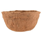 Arcadia Garden Products Extra Durable 1549B 16-inch Coco Liner for Round Hanging Basket Planters, Natural Coconut Fiber Replacement Liner for Garden Outdoor Flower Pots - size: 16-Inch, style: Round Basket