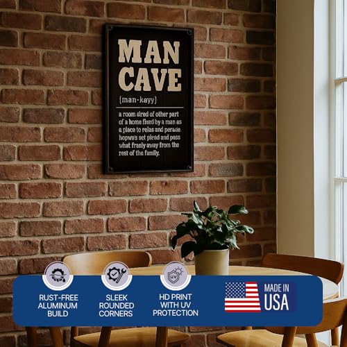 Custom Metal Posters By DC - Personalized Indoor Metal Wall Art with Your Photo, Text or Logo | Custom Photo Prints | Vintage Metallica Poster Sign & Bedroom Decor | Made in USA | Multiple sizes - color: Metal Poster Sign - Indoor Custom