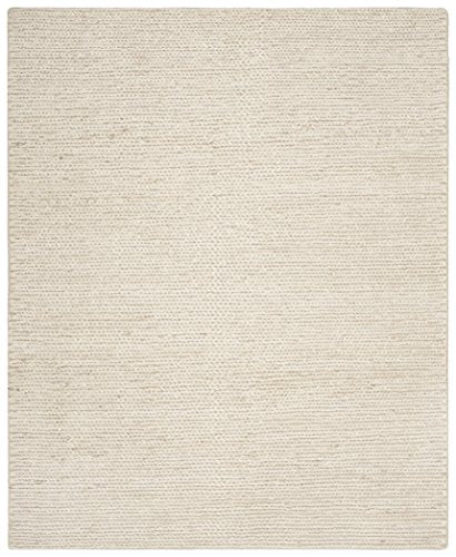 SAFAVIEH Natural Fiber Collection Area Rug - 9' x 12', Ivory, Handmade Jute, Ideal for High Traffic Areas in Living Room, Bedroom (NF520A) - size: 9' x 12' (Rectangular)