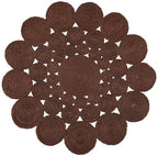 SAFAVIEH Natural Fiber Round Collection 3' Round Brown NF363T Handmade Boho Charm Farmhouse Jute Area Rug - color: Brown, size: 3' (Round)
