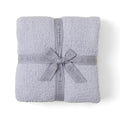 Barefoot Dreams® CozyChic® Throw, Oyster, 54"x72" - color: Oyster