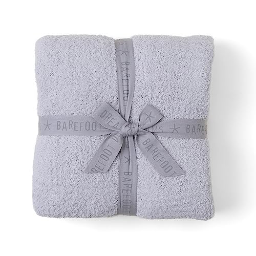 Barefoot Dreams® CozyChic® Throw, Oyster, 54"x72" - color: Oyster
