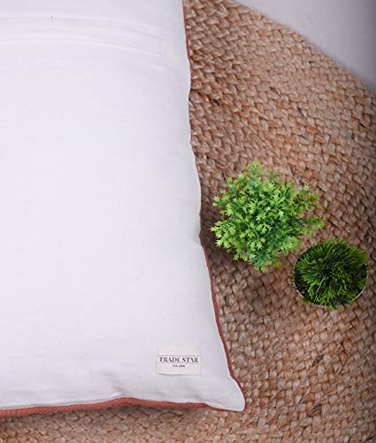 Trade Star 100% Cotton Throw Pillow Cover Farmhouse Lumbar Cushion Cover Tribal Pillow Shams Mudcloth Ethnic for Bedroom (Rust Phoenix 14X22 INCHES) - color: Rust (Phoenix), size: 22" x 14" (Pack of 1)