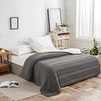 Longhui bedding Acrylic Cable Knit Sherpa Throw Blanket - Thick, Soft, Big, Cozy Grey Knitted Fleece Blankets for Couch, Sofa, Bed - 60 x 80 Inches Gray Coverlet, 5.2 Pounds - color: Grey, size: 60"x80", Oversize