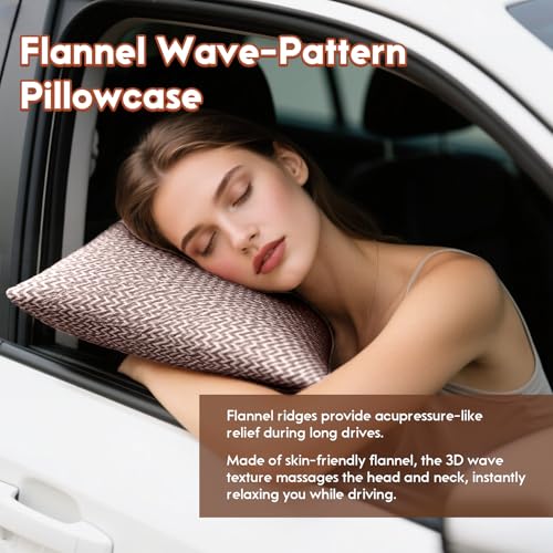 Two-Tone Textured Pillow Covers Decorative Throw Cushion Case Soft Home Sofa Accent Pillowcase with Hidden Zipper - color: Coffee