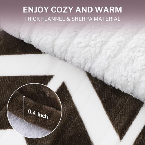 VENTIMI Electric Blanket Heated Throw, 50" x 60" Heated Blanket with 5 Heat Levels & 3 Hours Auto Off, Fast Heating Blanket with ETL & FCC Certification, Coffee - color: Coffee, size: Throw