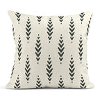 ArtSocket Set of 4 Throw Pillow Covers Ikat Tribal and Boho Bohemian Black Ethnic Herringbone for Ideas Decor Linen Outdoor Pillow Cases Home Decorative Square 18x18 Inches Pillowcases - size: 18" x 18" (Pack of 4)