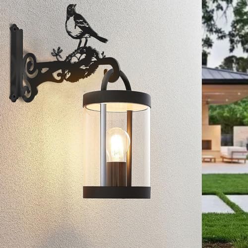 4-Pack Aesthetic Wall Plant Hanger Indoor and Outdoor – 10 Inch Metal Hanging Plant Bracket with Beautiful Bird Pattern – Heavy Duty Plant Hooks for Hanging Plants, Bird Feeder, Wind Chime, Lantern - size: 4-Pack Style 2