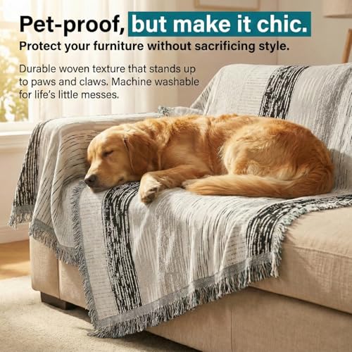 amorus Bohemian Throw Blankets,Throw Blanket Chenille Jacquard Tassels Soft Throws Cover for Couch, Bed,Outdoor Camping Picnic Car Travel Warm & Cozy for Seasons, Pattern IV(71"*90") - color: Pattern 4, size: 71x91 in