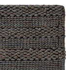 SAFAVIEH Natural Fiber Collection Runner Rug - 2'3" x 8', Charcoal, Handmade Jute, Braided Woven Design, Ideal for Living Room, Bedroom (NF212C) - color: Charcoal, size: 2'3" x 8' (Runner)