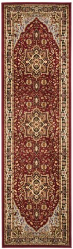 SAFAVIEH Lyndhurst Collection Runner Rug - 2'3" x 6', Red & Black, Traditional Oriental Design, Non-Shedding & Easy Care, Ideal for High Traffic Areas in Living Room, Bedroom (LNH330B) - color: Red / Black, size: 2'3" x 6' (Runner)