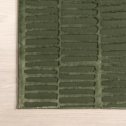 Nuloom Kailani Green, 2' x 3', Geometric, Soft and Cozy, High Traffic, Stain Resistant, Easy Clean, Durable Washable Area Rug for Bedroom, Living Room, Dining Space, Den, Foyer, Entryway - color: Green, size: 2' x 3' (Rectangular)