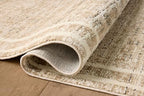 Loloi Jeremiah Brent Bleecker Collection BLE-07 Khaki/Natural 5'-3" x 7'-6" Area Rug - color: Khaki / Natural, size: 5'3" x 7'6" (Rectangular)