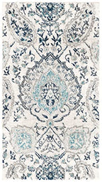 SAFAVIEH Madison Collection Accent Rug - 2'3" x 4', Cream & Light Grey, Glam Paisley Design, Non-Shedding & Easy Care, Ideal for High Traffic Areas in Entryway, Living Room, Bedroom (MAD600C) - color: Cream/Light Grey, size: 2'3" x 4' (Rectangular)