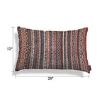 EKOBLA Square Throw Pillow Cover 12x20 Inches - color: Multi-bs01, size: 20" x 12" (Pack of 1)