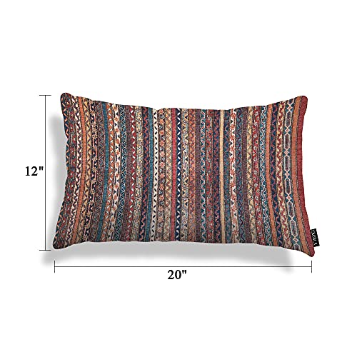 EKOBLA Square Throw Pillow Cover 12x20 Inches - color: Multi-bs01, size: 20" x 12" (Pack of 1)