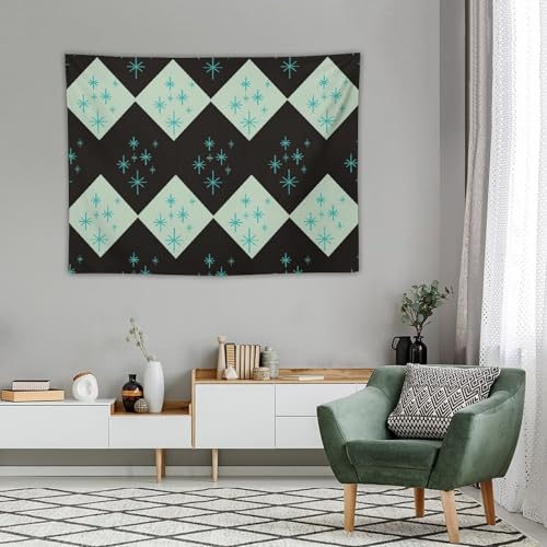 Retro Bohemian Mid Century Tapestry, Abstract Modern Geometric Mid Century Tapestries Home Decor for Living Room Bedroom Decoration 40in Wx30in H (102×76cm) - color: Bohemian Tapestry-24, size: 40in"Wx30in"H (102×76cm)