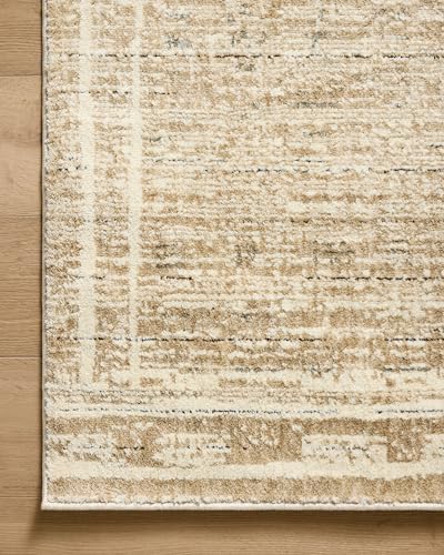Loloi Jeremiah Brent Bleecker Collection BLE-07 Khaki/Natural 5'-3" x 7'-6" Area Rug - color: Khaki / Natural, size: 5'3" x 7'6" (Rectangular)